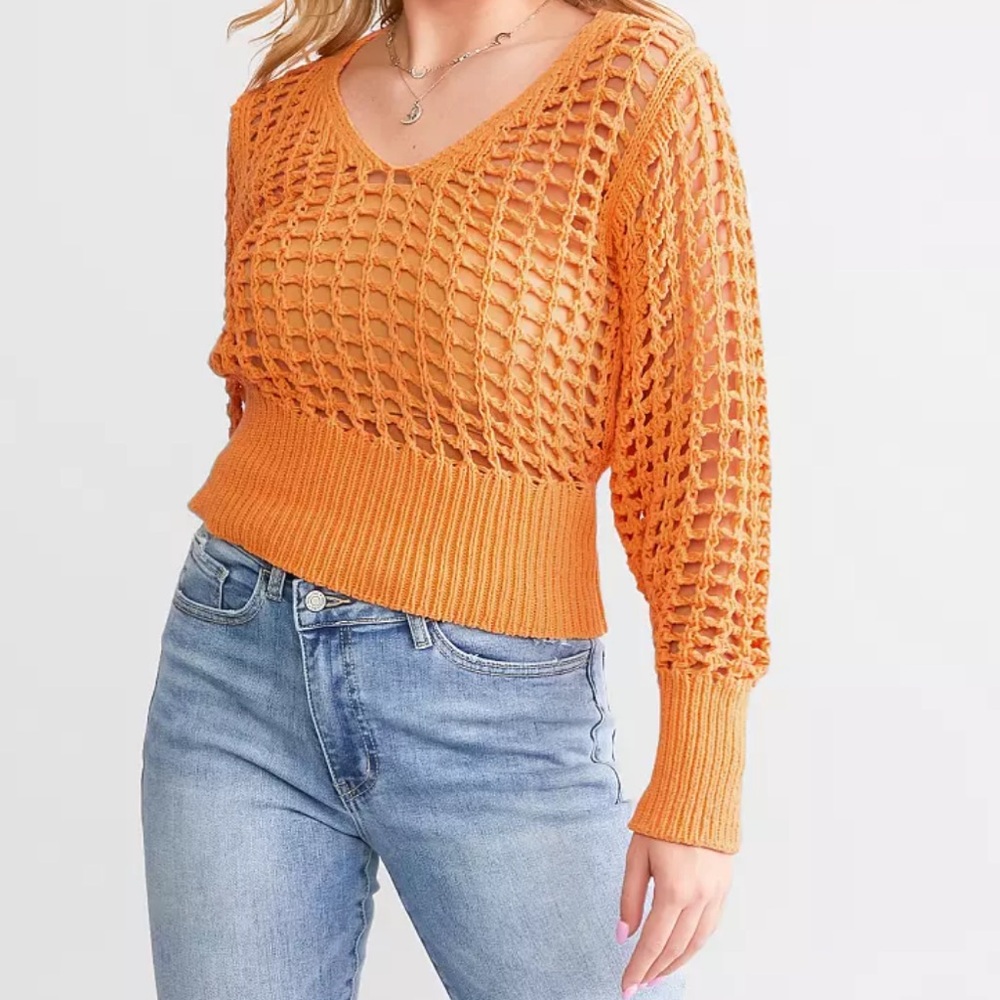 Root + Willow Open Stitch Sweater